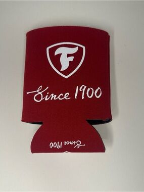 Firestone Tires Red & White Logo Can Koozie Beer Can Holder IndyCar & NASCAR NEW